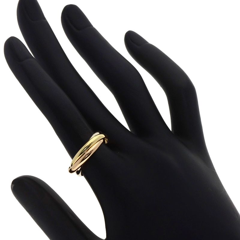 Cartier Trinity SM 51 Ring 18k Yellow Gold 18k Pink White