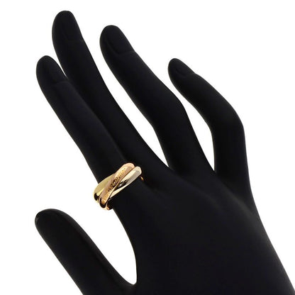 Cartier Trinity 51 Ring 18k Yellow Gold 18k Pink White