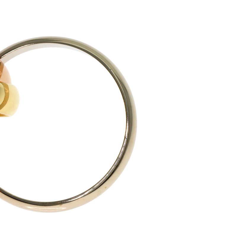 Cartier Trinity 51 Ring 18k Yellow Gold 18k Pink White