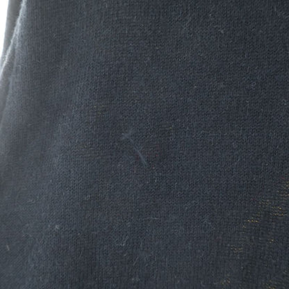 Hermes Key Pattern Print Knit Cut Replacement Long Sleeve Shirt Black Sweater