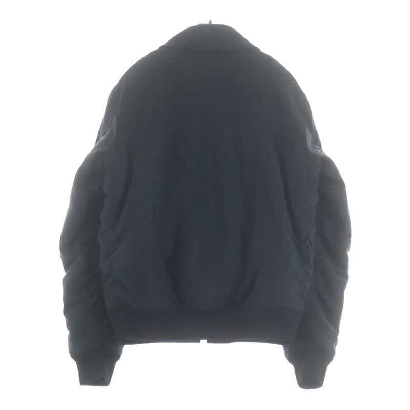 Saint Laurent Paris Zip Up Bomber Jacket Black