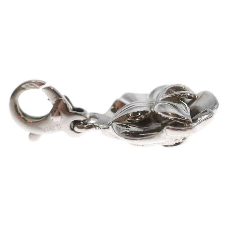 Chanel Camellia Necklace 18k WG White Gold Pendant