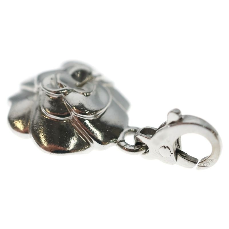Chanel Camellia Necklace 18k WG White Gold Pendant