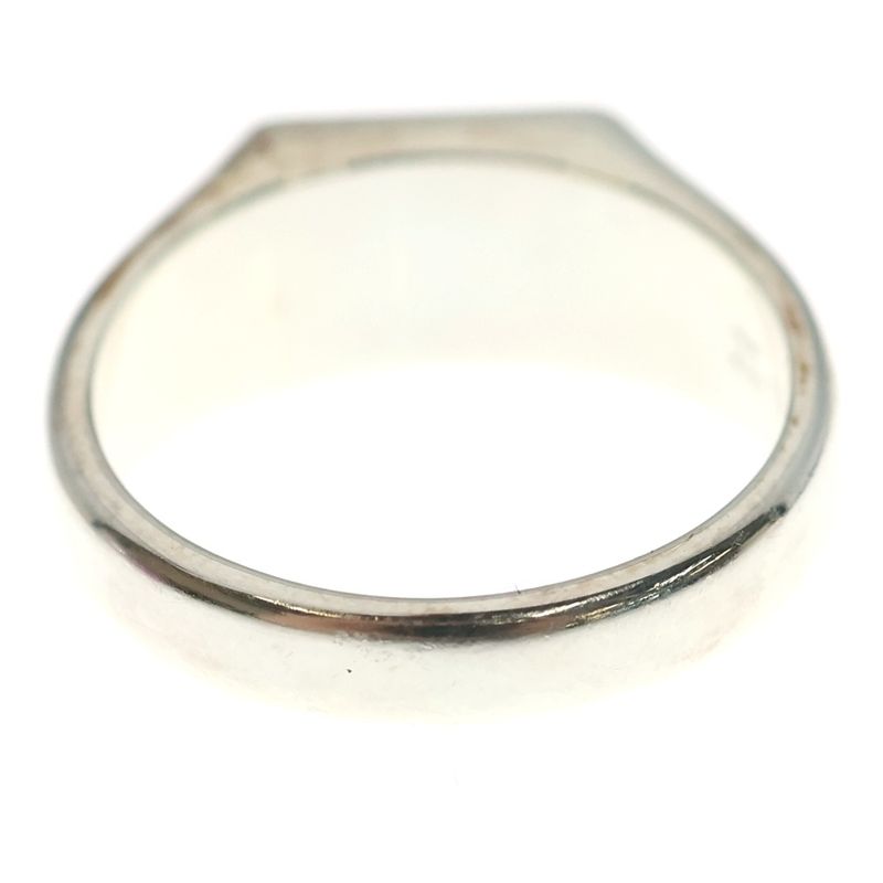 Gucci Interlocking Signet Ring Silver