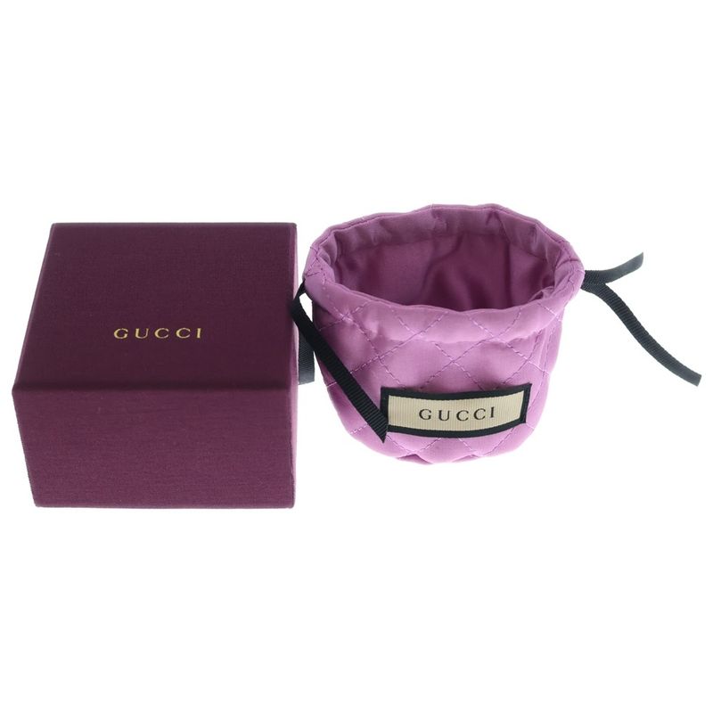 Gucci Interlocking Signet Ring Silver