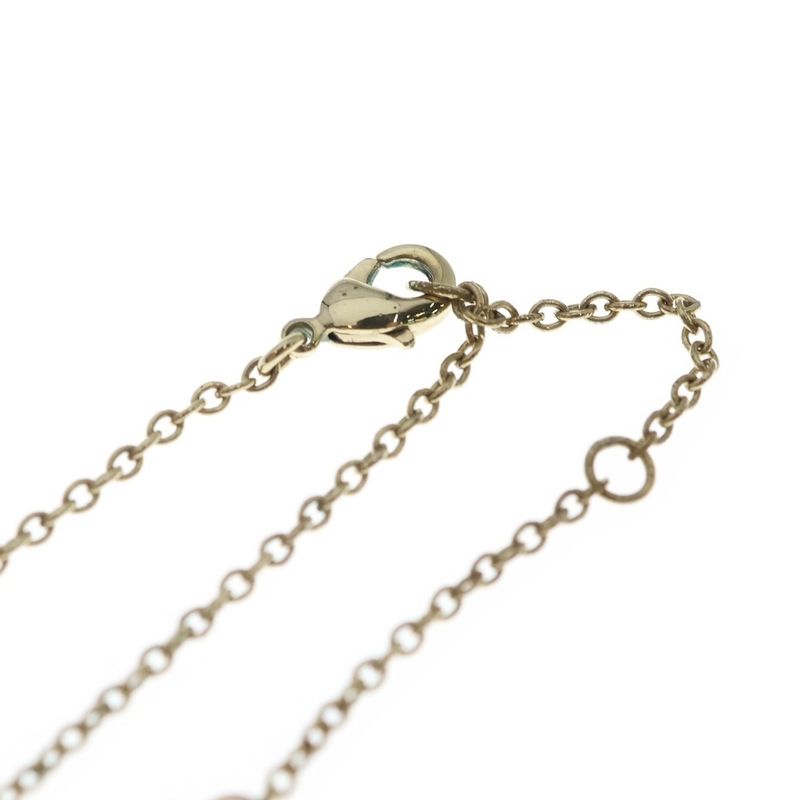 Dior Clair D Lune Line Stone Chain Necklace Gold
