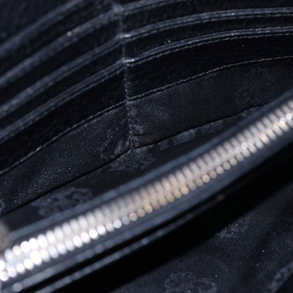Chrome Hearts Judy Cross Ball Button Leather Wallet Black