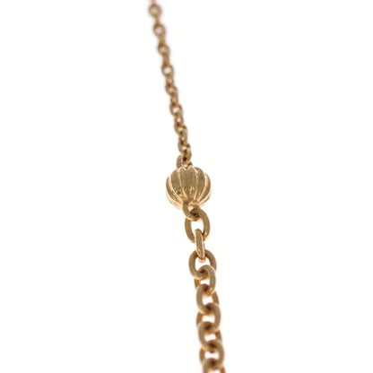 Gucci Blanc D Interlocking Drop Pearl Necklace Gold