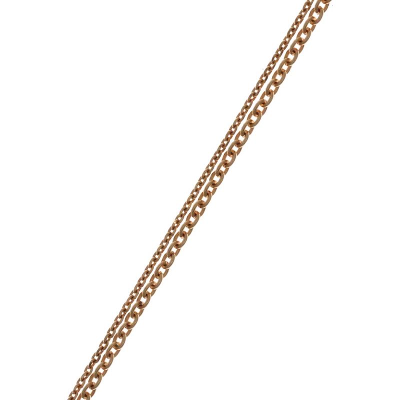 Gucci Blanc D Interlocking Drop Pearl Necklace Gold