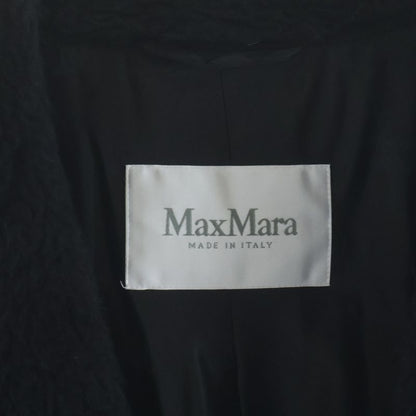 Max Mara Boa Teddy Bear Cropped Coat Black