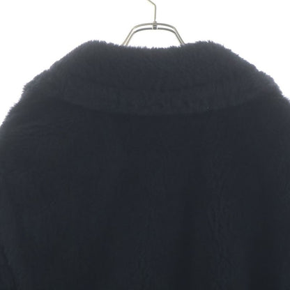 Max Mara Boa Teddy Bear Cropped Coat Black