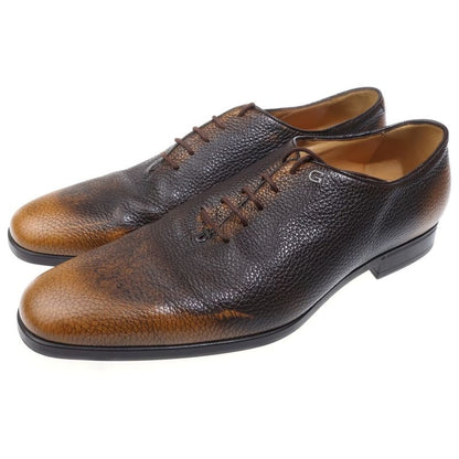 Gucci Leather Lace Up Dress Shoes Brown
