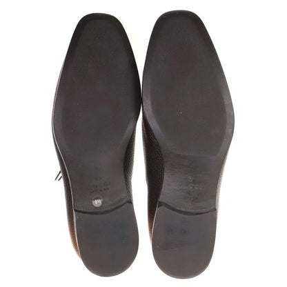 Gucci Leather Lace Up Dress Shoes Brown
