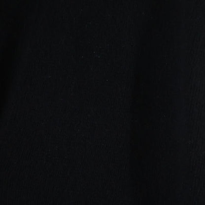 Moncler Shawl Collar Knit Dress Black Sweater