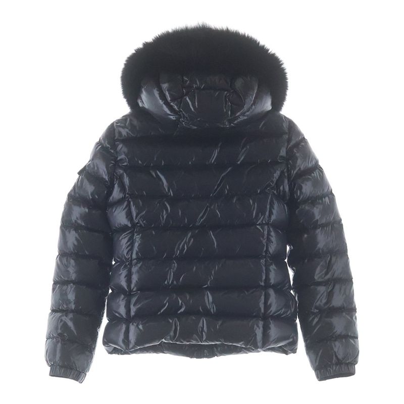 Moncler Bady Fur Down Jacket Black