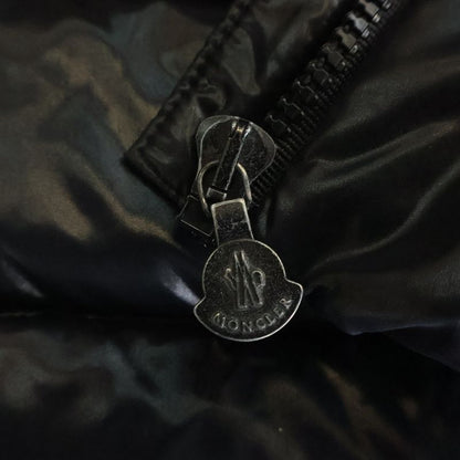 Moncler Bady Fur Down Jacket Black