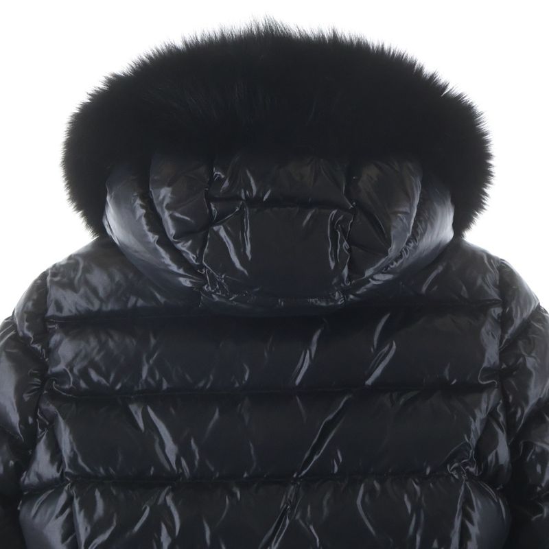 Moncler Bady Fur Down Jacket Black