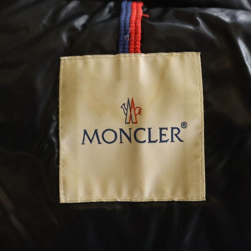 Moncler Bady Fur Down Jacket Black