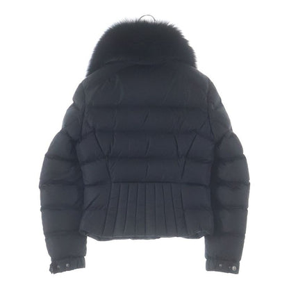 Prada Blue Riders Down Jacket Triangle Logo Nylon Black