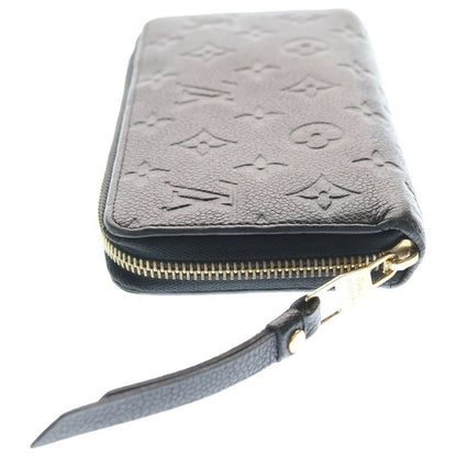 Louis Vuitton Monogram Empreinte Zippy Wallet Card Case Leather Gold
