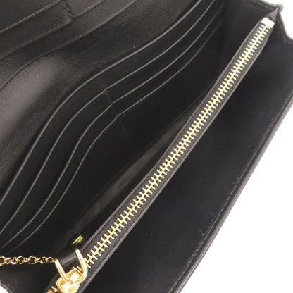 Prada Quilted Nylon Leather Black Wallet
