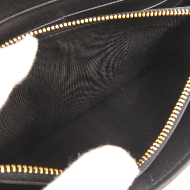 Prada Quilted Nylon Leather Black Wallet
