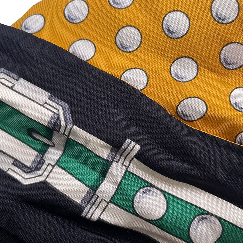 Hermes Scarf Twill Grand Tralala Silk