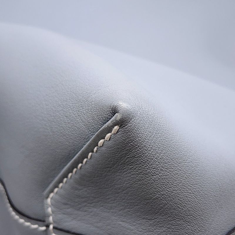 Hermes Tote Neo Double Sens 28 Gris Perle Pouchier Swift Reversible