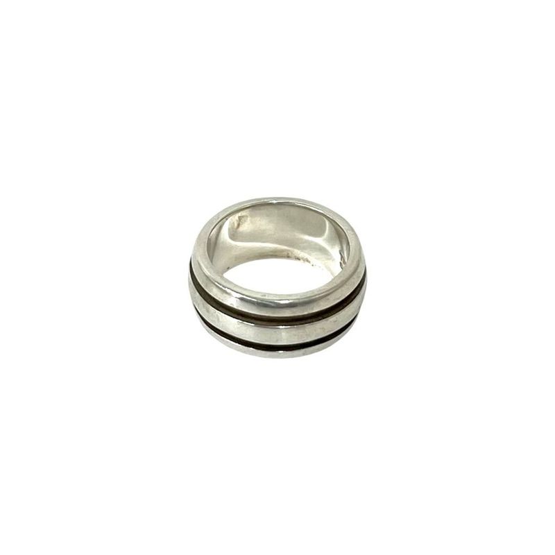 Tiffany & Co Grouped Double Line Ring 925 Silver