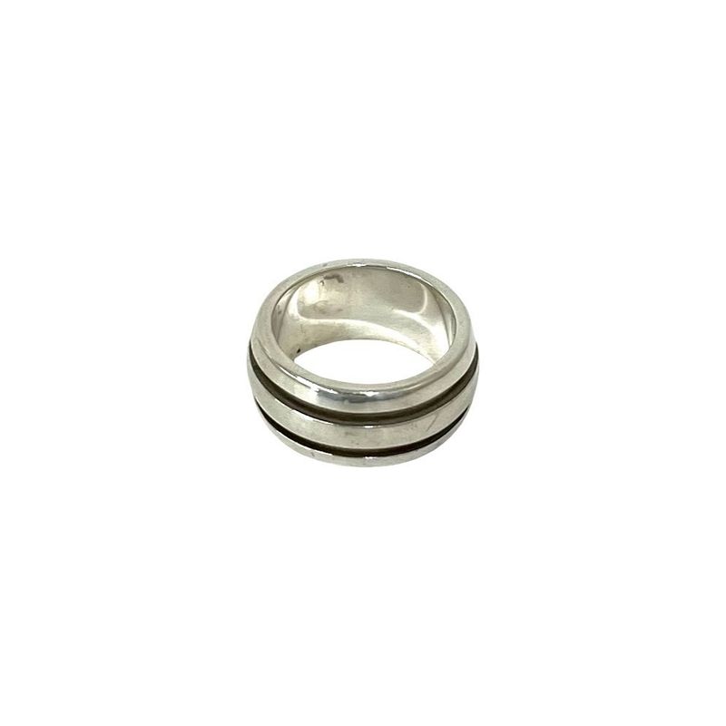 Tiffany & Co Grouped Double Line Ring 925 Silver