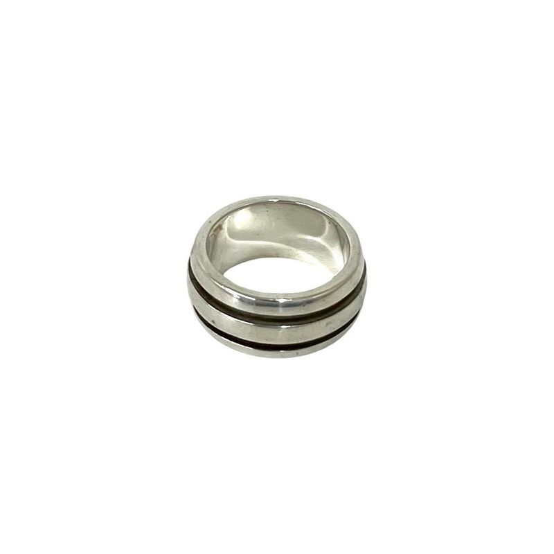 Tiffany & Co Grouped Double Line Ring 925 Silver
