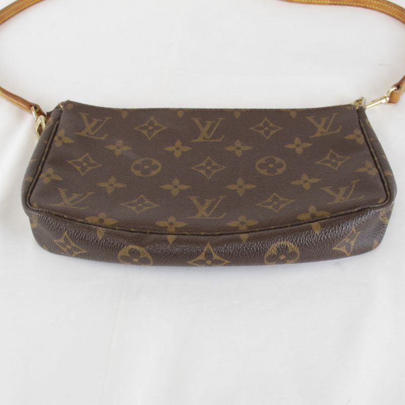 Louis Vuitton Shoulder Bag Monogram Canvas Brown