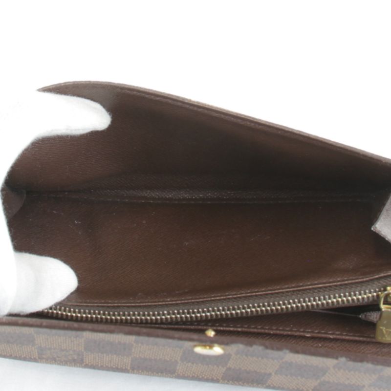 Louis Vuitton Portefeuille Sarah Wallet Damier Canvas Brown
