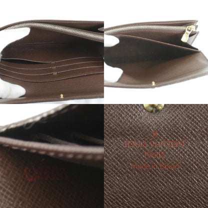 Louis Vuitton Portefeuille Sarah Wallet Damier Canvas Brown