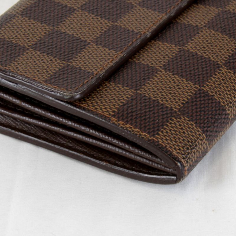 Louis Vuitton Portefeuille Sarah Wallet Damier Canvas Brown