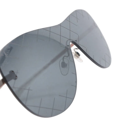 Chanel Rimless Sunglasses Eyewear CC Logo Black — view 6