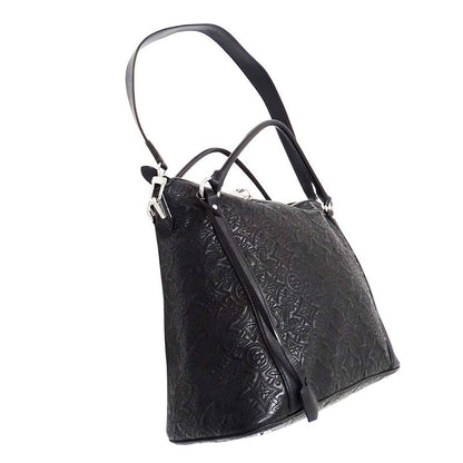Louis Vuitton 2-Way Shoulder Bag Monogram Antia Ixia MM Noir Black Embroidery