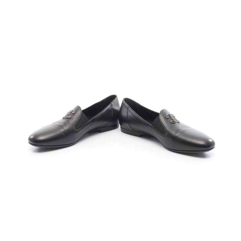 Chanel CC Logo Opera Shoes Leather