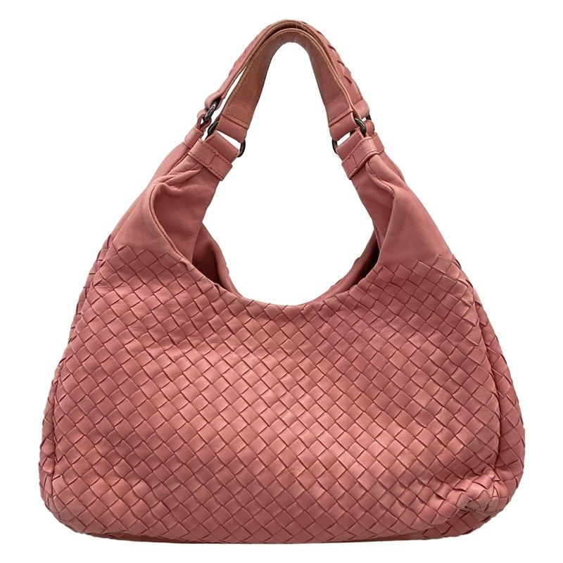 Bottega Veneta Handbag Midi Amcampana Bag Pink Leather
