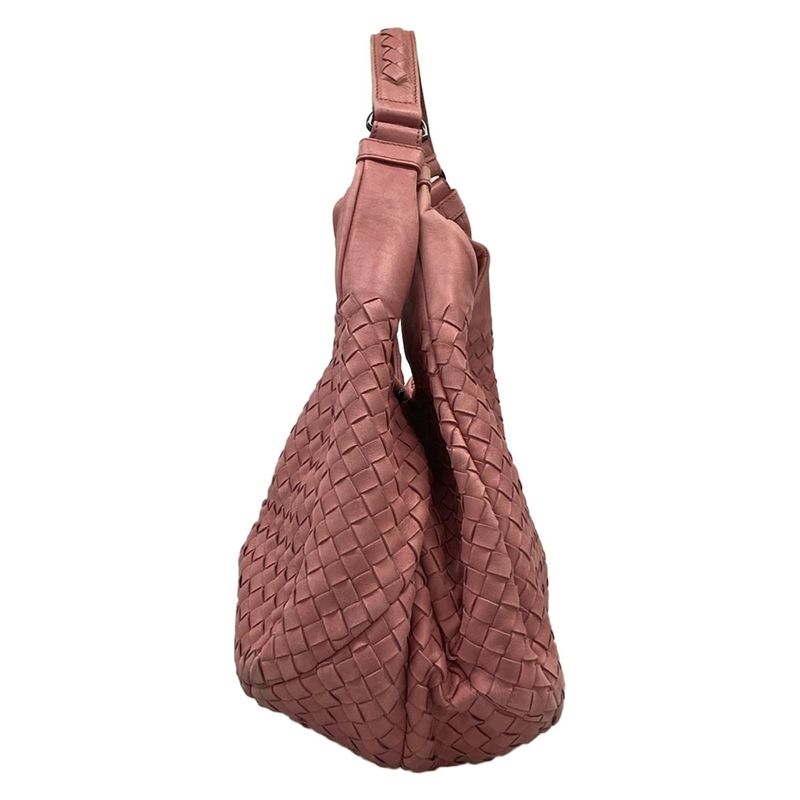Bottega Veneta Handbag Midi Amcampana Bag Pink Leather