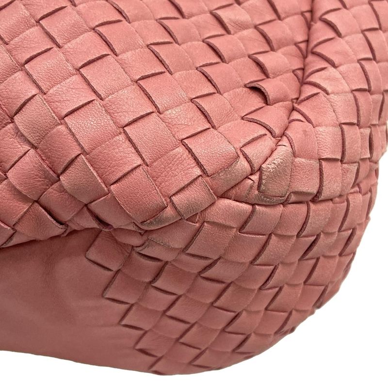 Bottega Veneta Handbag Midi Amcampana Bag Pink Leather