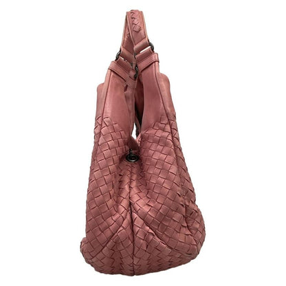 Bottega Veneta Handbag Midi Amcampana Bag Pink Leather