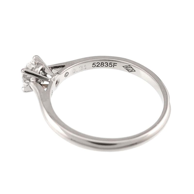 Cartier Solitaire Diamond 48 Ring Pt Platinum