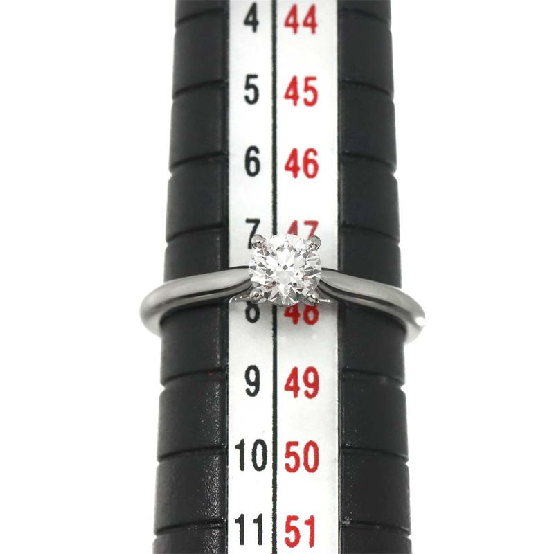 Cartier Solitaire Diamond 48 Ring Pt Platinum