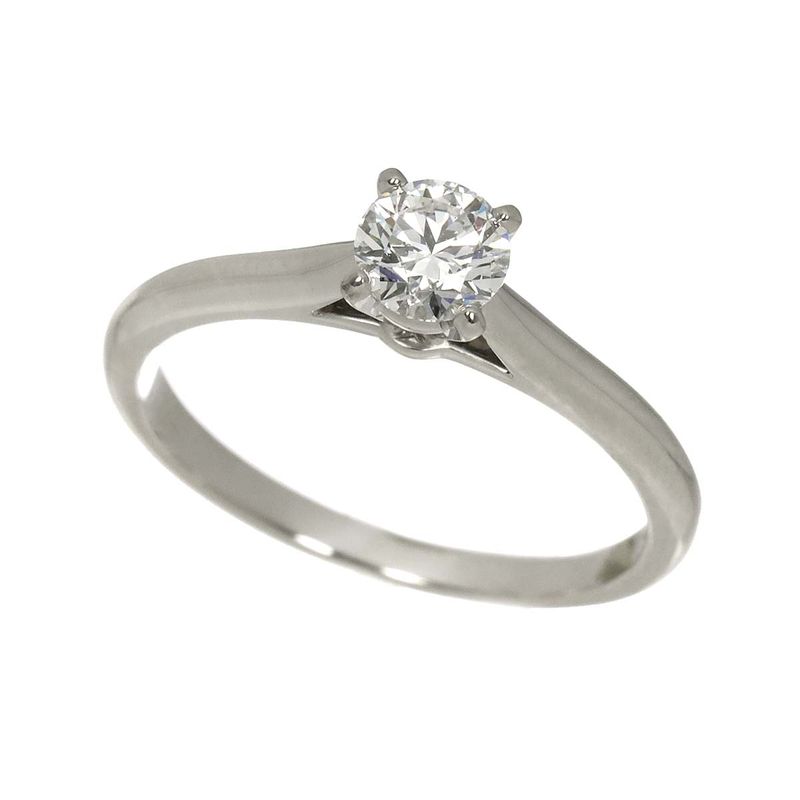 Cartier Solitaire Diamond 48 Ring Pt Platinum