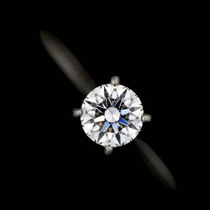 Cartier Solitaire Diamond 48 Ring Pt Platinum