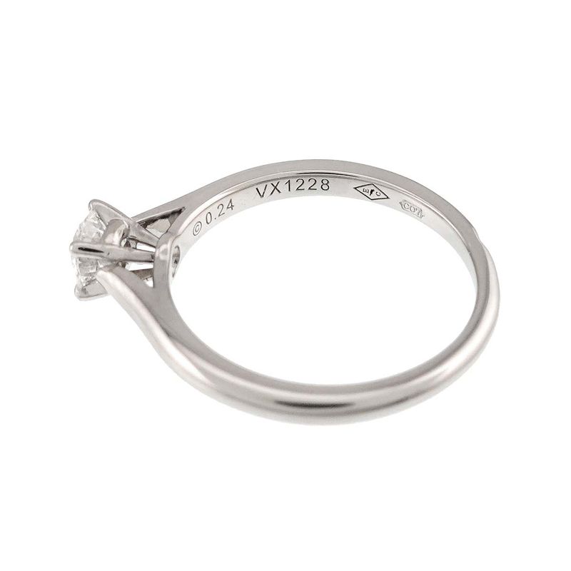 Cartier Solitaire Diamond Vs1 47 Ring Pt Platinum
