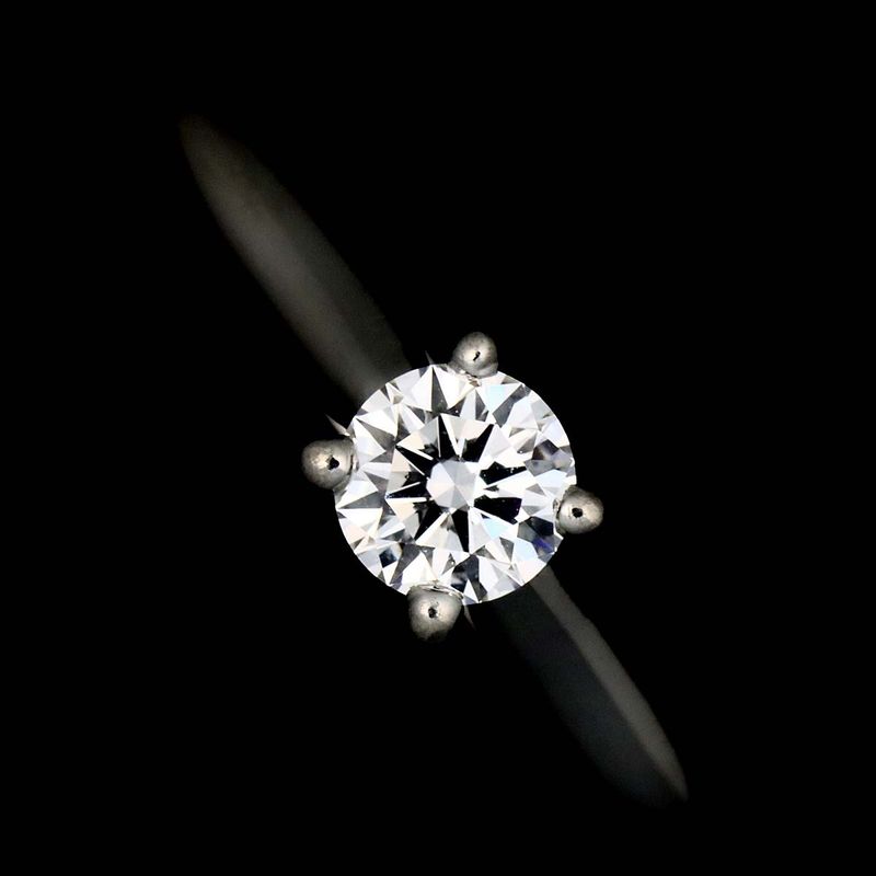 Cartier Solitaire Diamond Vs1 47 Ring Pt Platinum