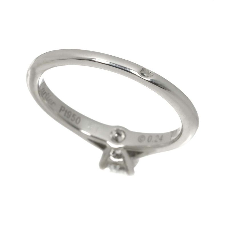 Cartier Solitaire Diamond Vs1 47 Ring Pt Platinum