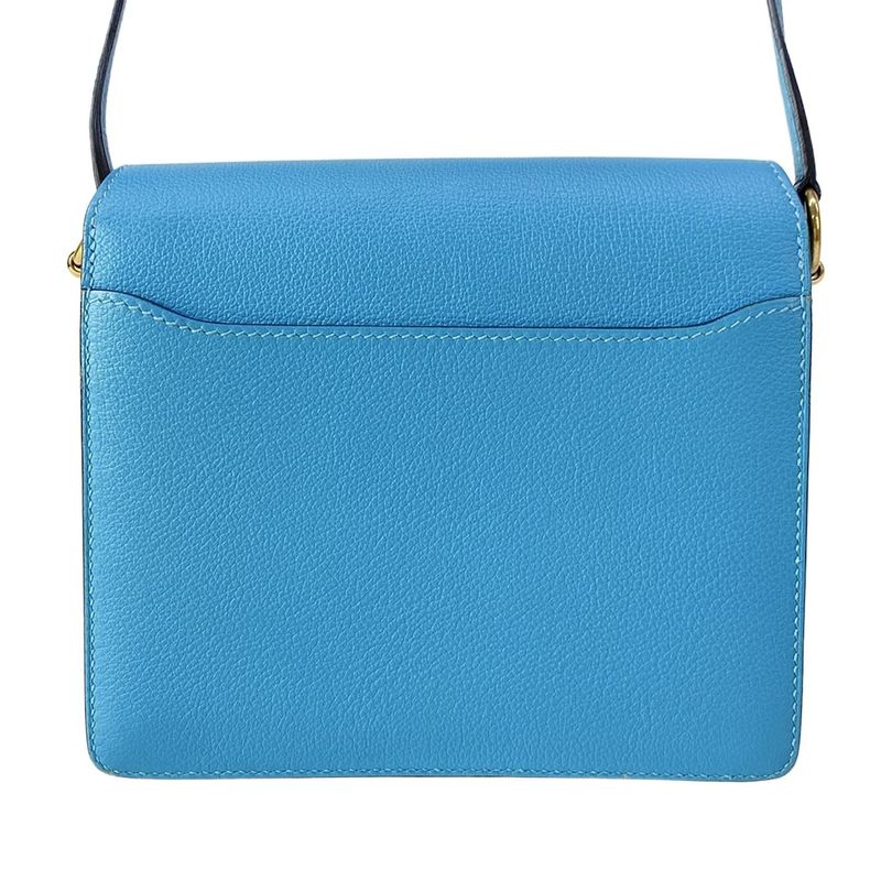 Hermes Shoulder Bag Sac Roulis Mini Luli Brunoul Gold